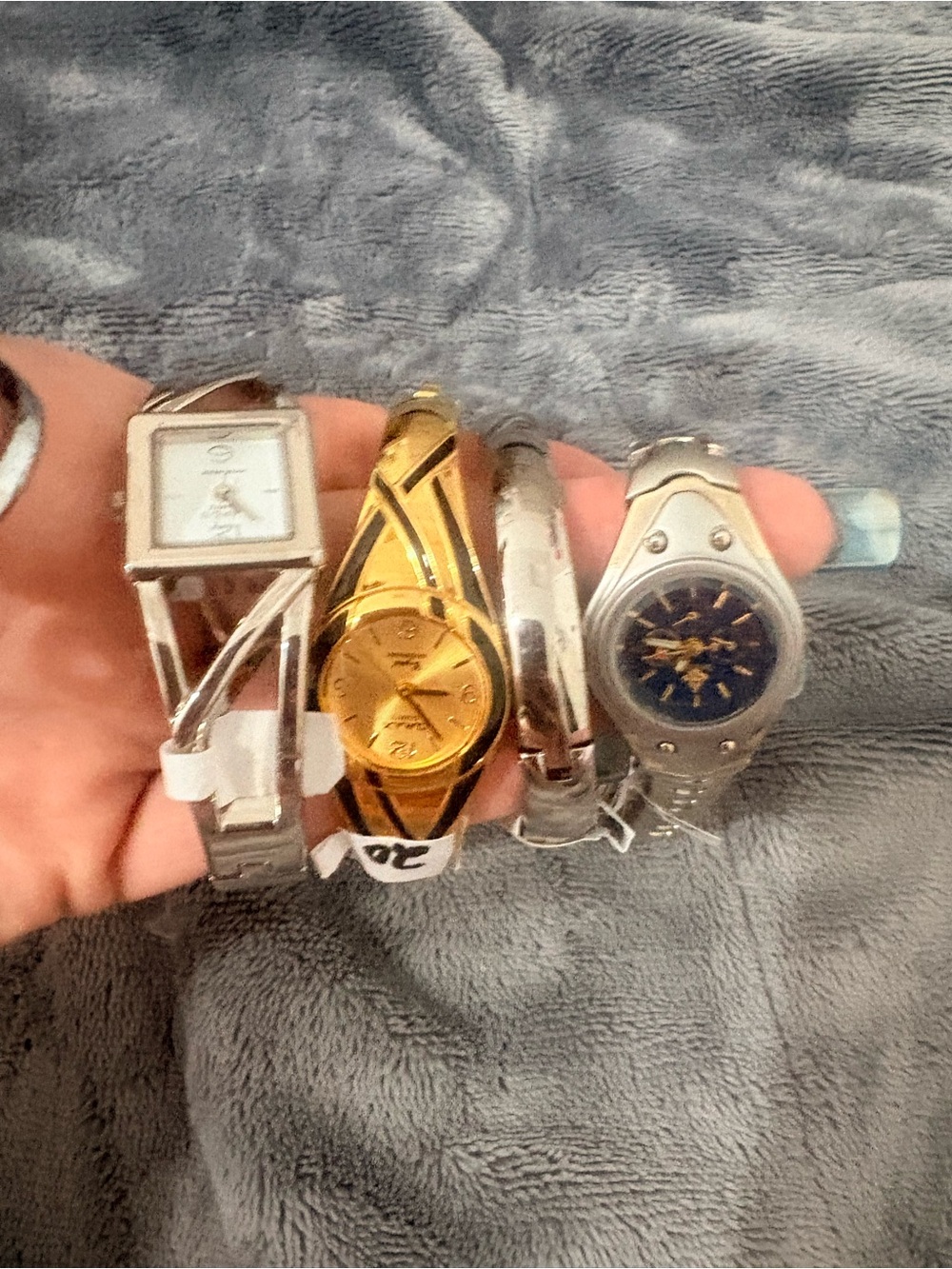 Gold and Black Women's Fashion Watch - Unbranded